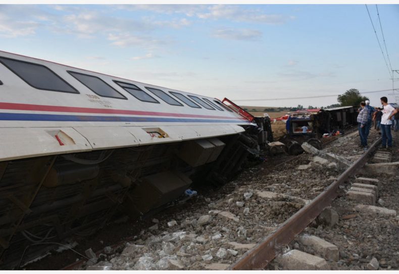 TURKEY-TEKIRDAG-TRAIN-DERAILMENT