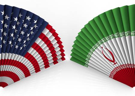 America-and-iran-fan-folding