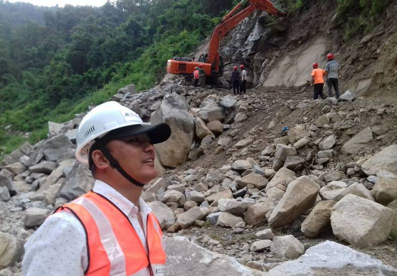 Birendra Shrestha at Work