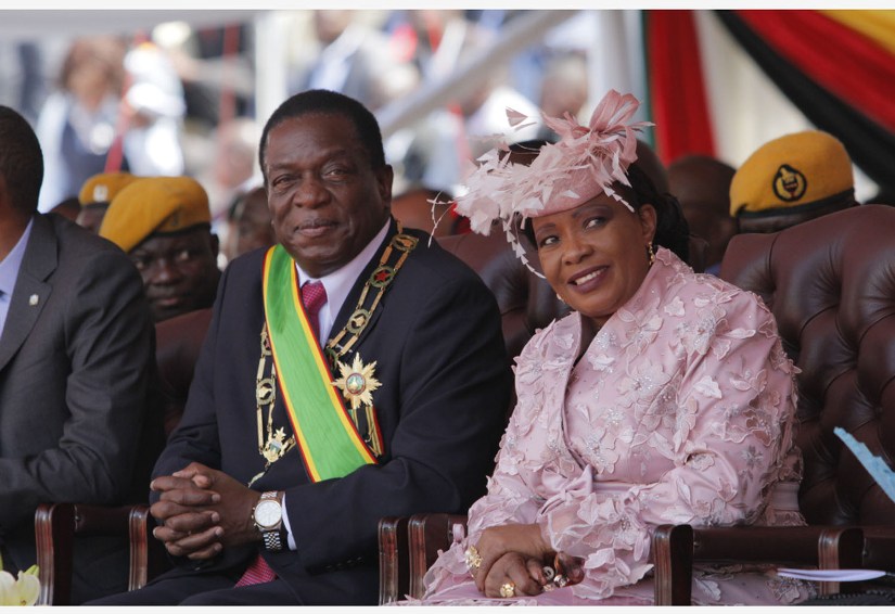 Emmerson Mnang._Zimbabwe President