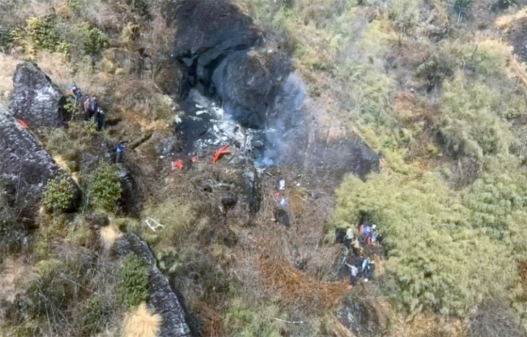 हेलिकाेप्टर दुर्घटना