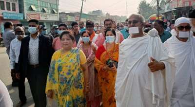 डा. आरजु देउवा र डा. मणिभद्र मुनीजी महाराज