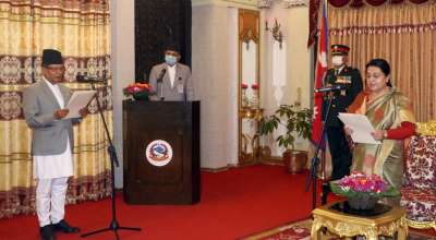 राजदूत डा. शर्मालाई शपथ