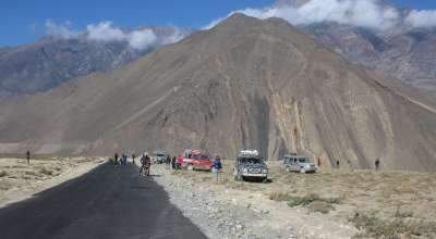 मुस्ताङमा पर्यटक