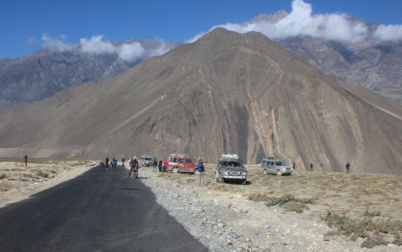 मुस्ताङमा पर्यटक