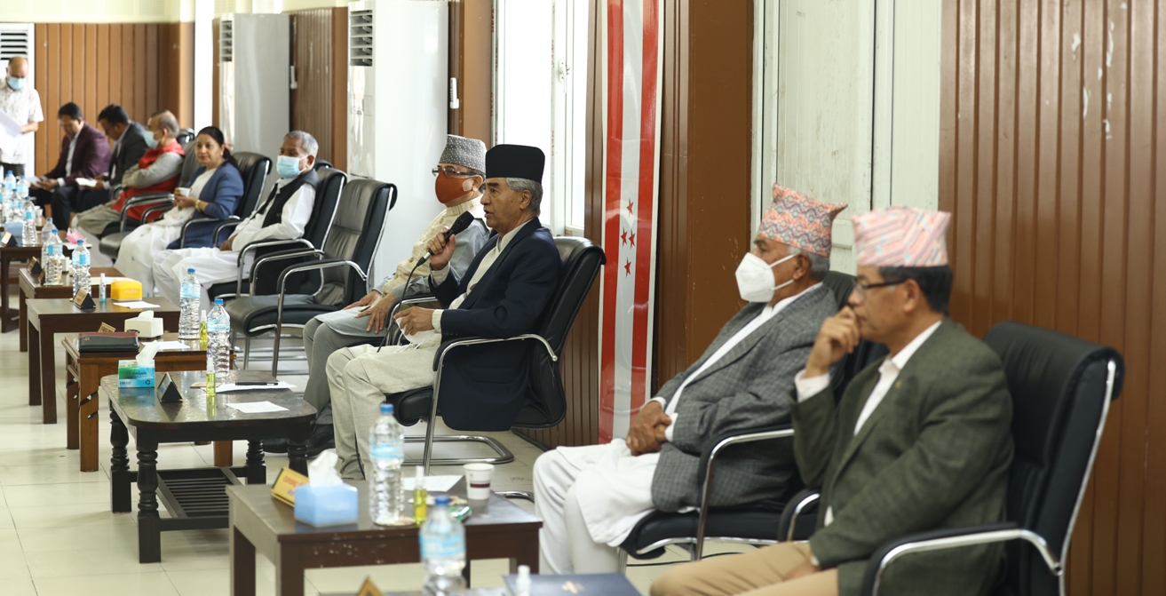 नेपाली काँग्रेस केन्द्रिय कमिटी बैठक