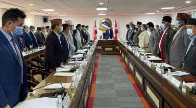 प्रधानमन्त्री देउवा मन्त्रीहरु र मुख्यमन्त्रीहरुसंग