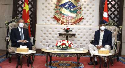 शेरबहादुर देउवा र वाङ यी