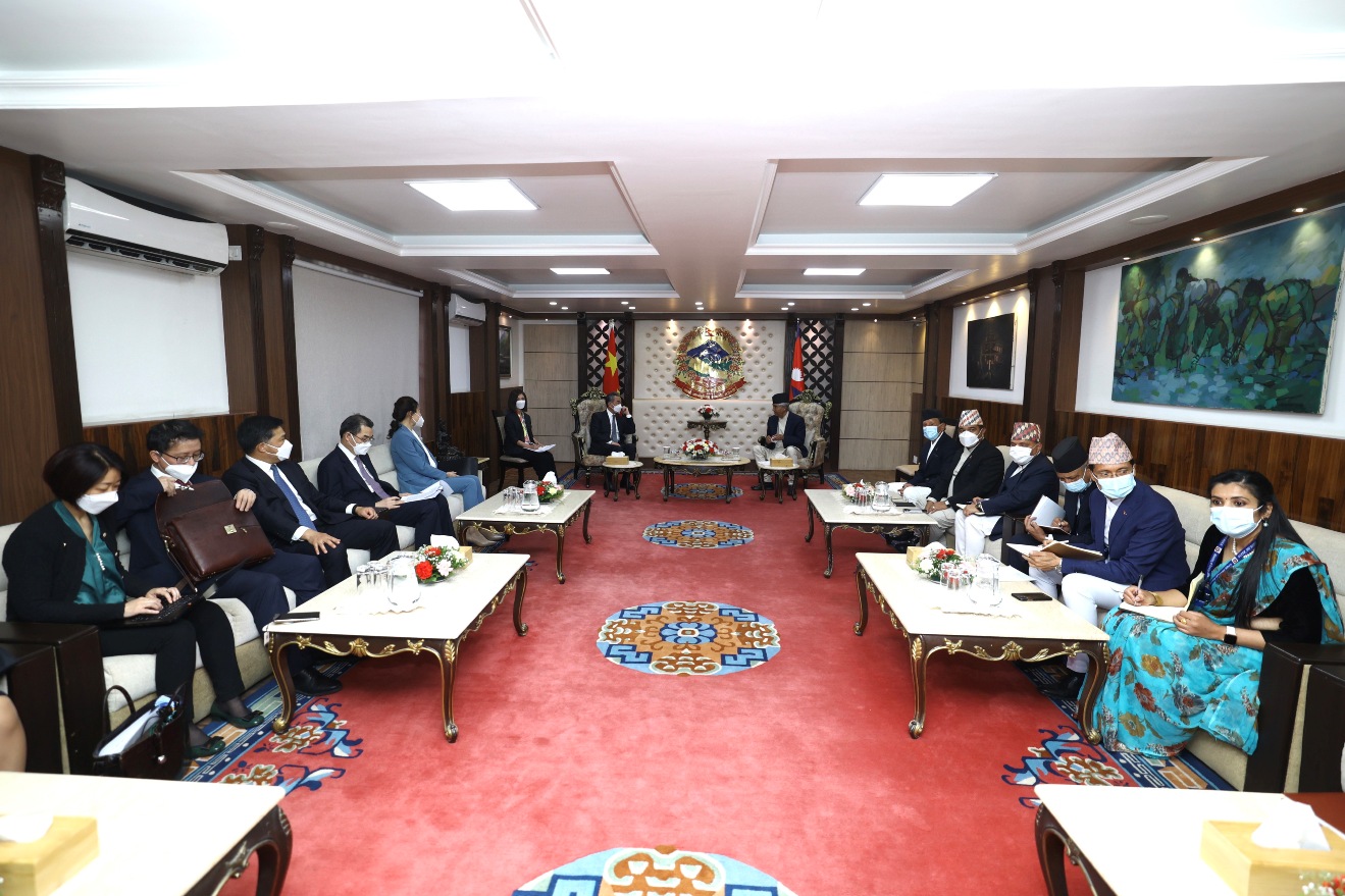 शेरबहादुर देउवा र वाङ वी