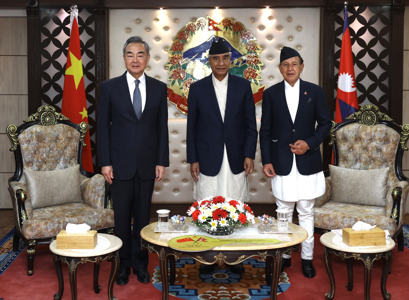 शेरबहादुर देउवा र वाङ वी