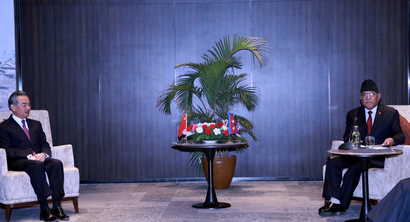 प्रचण्ड र वाङ यी