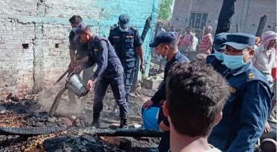 दलित बस्तीमा आगलागी