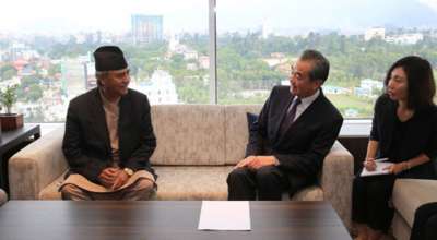 शेरबहादुर देउवा र वाङ यी