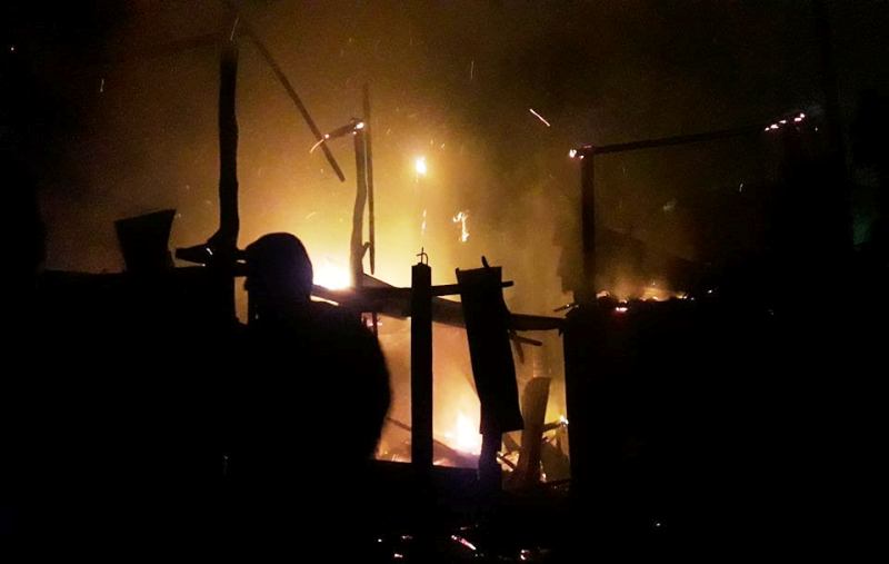 उदयपुरमा आगलागी