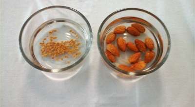 बदाम र मेथी