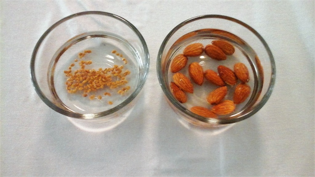 बदाम र मेथी