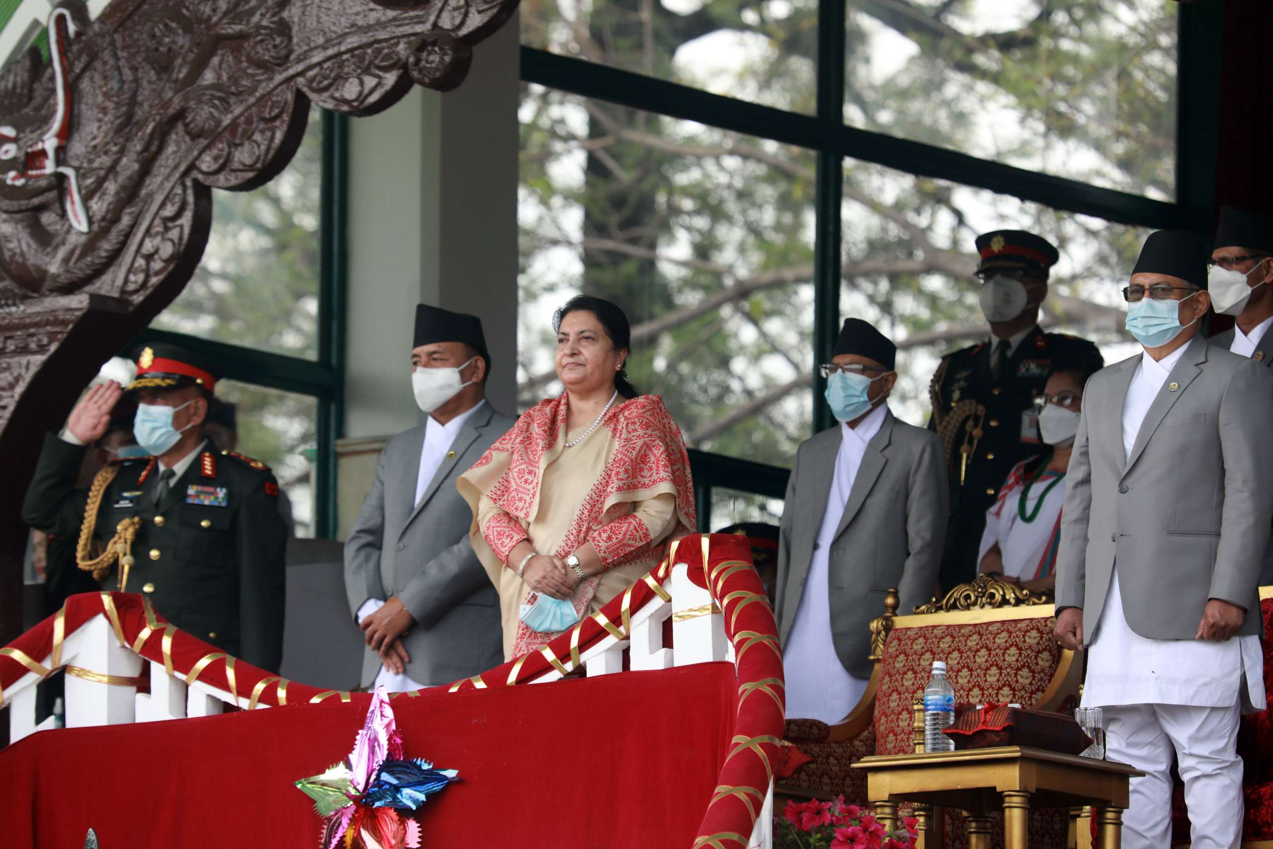 राष्ट्रपति विद्यादेवी भण्डारी टुँडिखेलमा घोडेजात्रा 