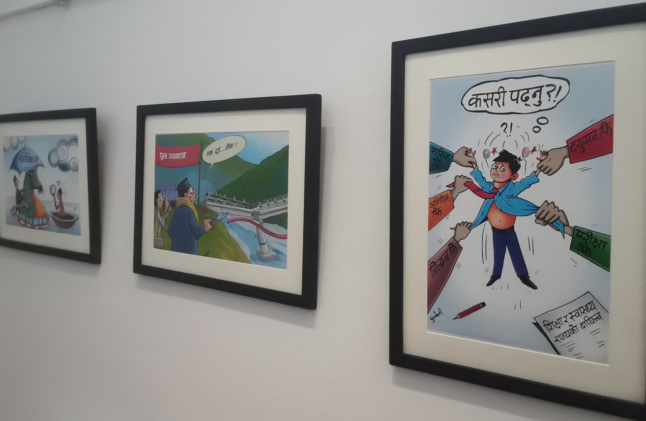 कार्टुनिष्टको ‘निसाना’मा भ्रष्टाचार प्रवृत्ति...