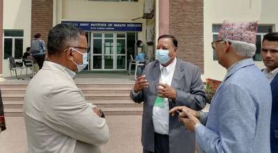 Devendra Paudel in MBBS Entrance Exam12