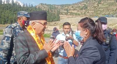 केपी शर्मा ओली हुम्लामा