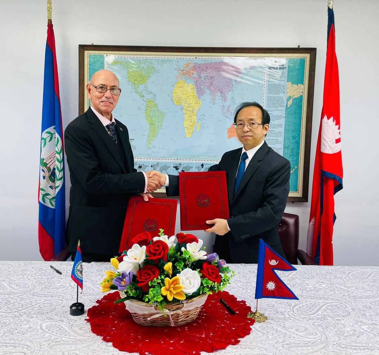 नेपाल र बेलीजबीच कूटनीतिक सम्बन्ध