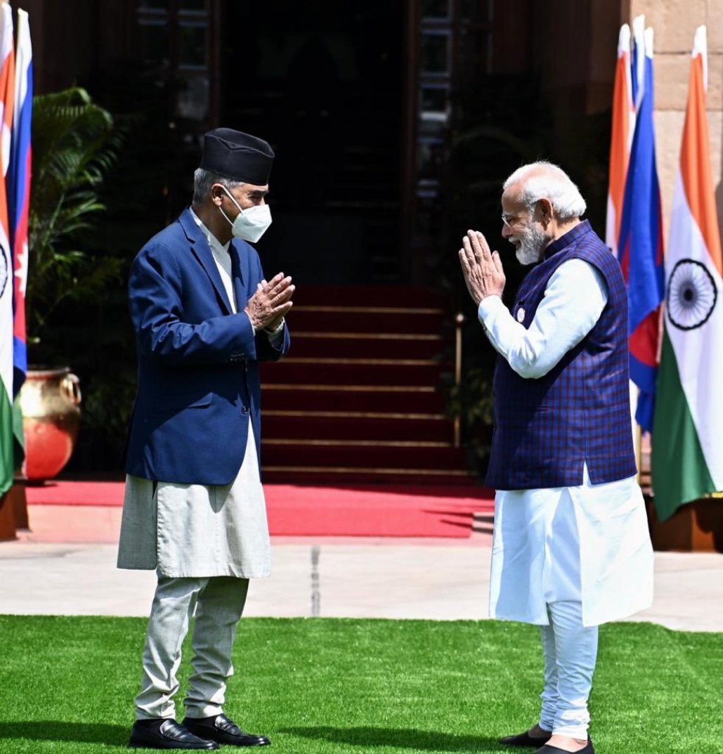 देउवा र मोदीवीचको भेटवार्ता