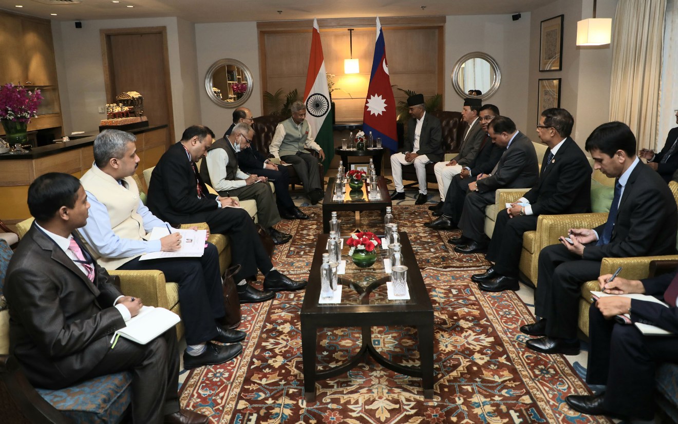 शेरबहादुर देउवा र सुब्रमन्यम जयशङ्कर