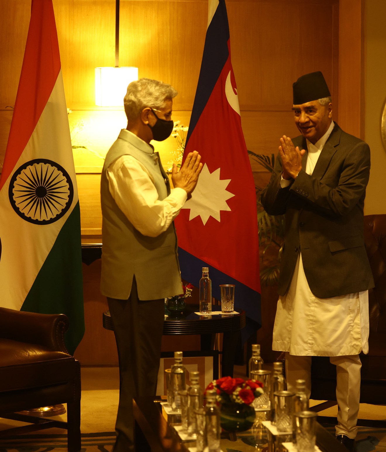 शेरबहादुर देउवा र सुब्रमन्यम जयशङ्कर