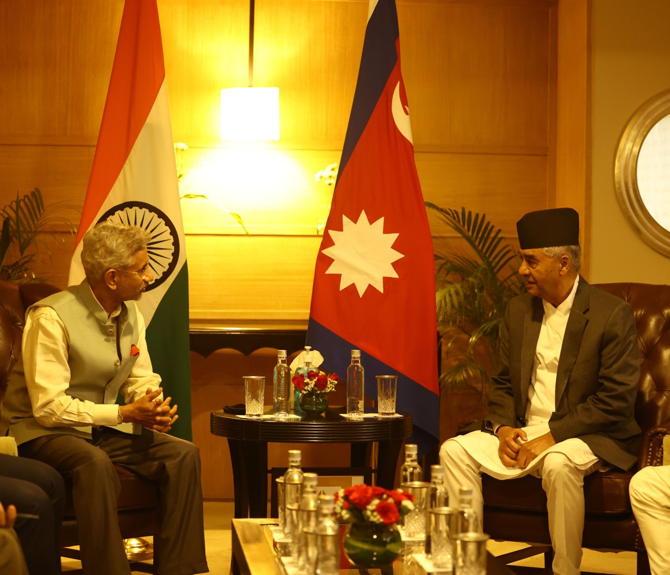 शेरबहादुर देउवा र सुब्रमन्यम जयशङ्कर