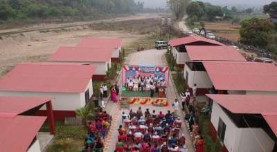 विपन्न तथा घरबारविहीन परिवारलाई नमूना घर