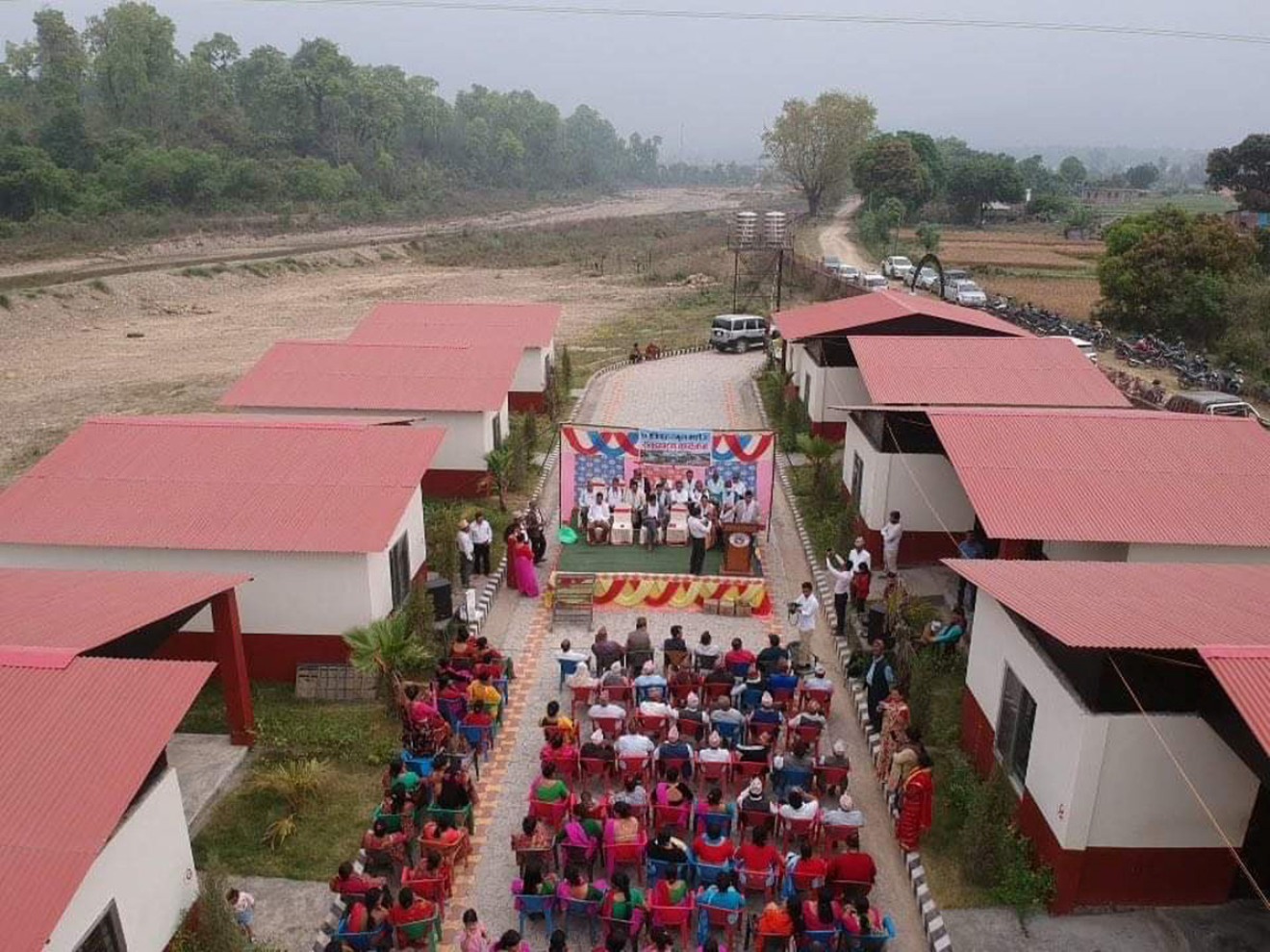 विपन्न तथा घरबारविहीन परिवारलाई नमूना घर