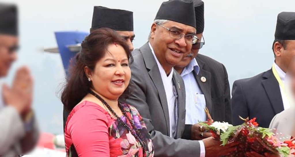 शेरबहादुर देउवा र डा. आरजु राणा देउवा