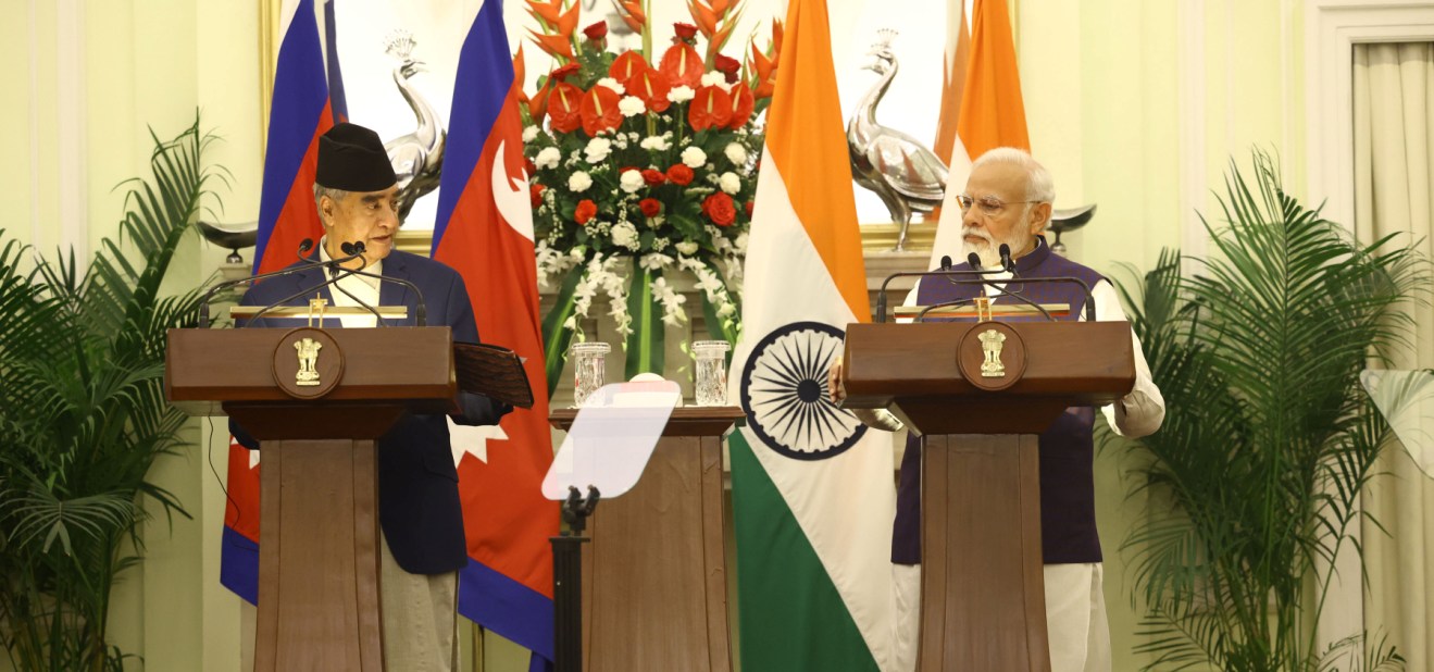 शेरबहादुर देउवा र नरेन्द्र मोदी
