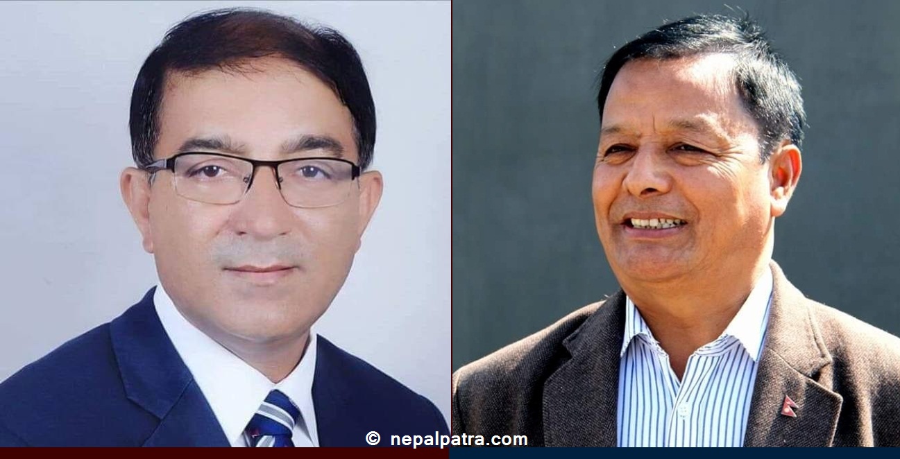 धनराज आचार्य र कृष्णबहादुर थापा