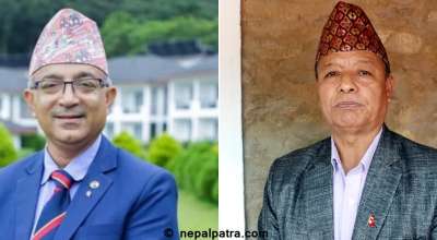 धनराज आचार्य र कृष्णबहादुर थापा