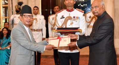 रामनाथ कोविन्द र डा. शंकरप्रसाद शर्मा