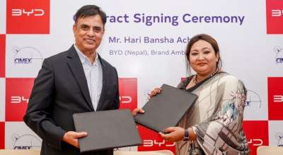 रिवंश बने बिवाइडीका ब्राण्ड एम्बेसडर