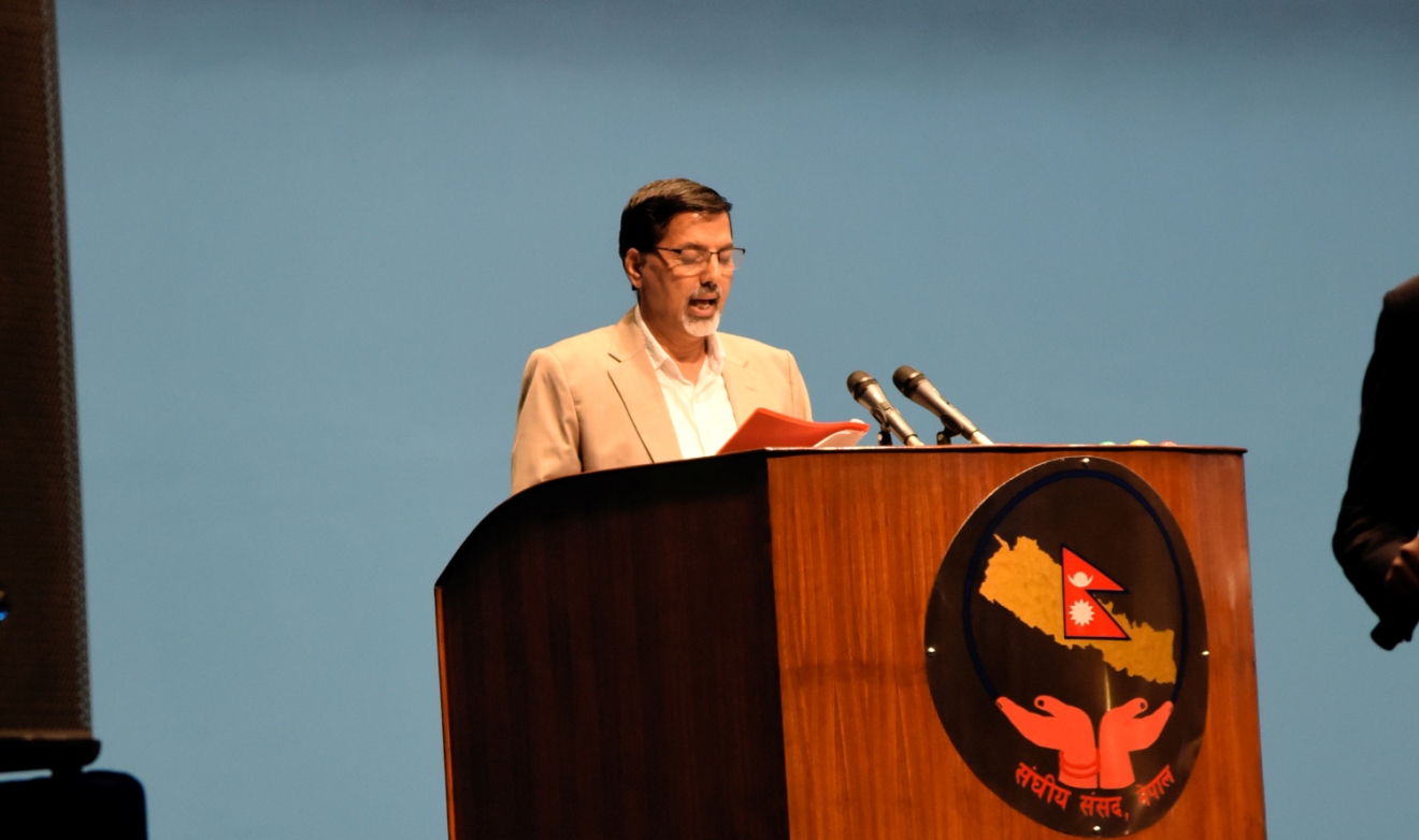 जनार्दन शर्मा प्रतिनिधिसभाको बैठक