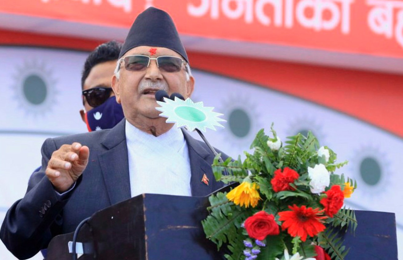 केपी शर्मा ओली पोखरामा