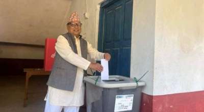 कृष्णबहादुर महरा मतदान