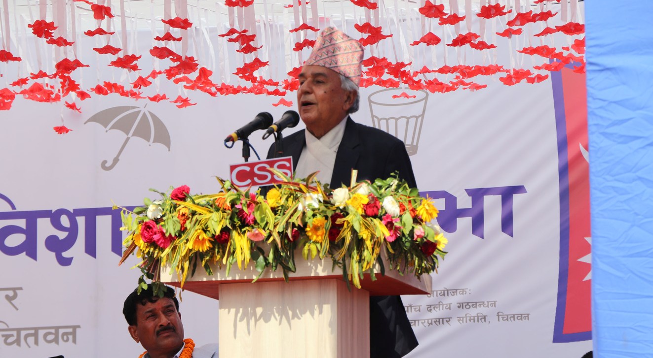 रामचन्द्र पौडेल चितवन भरतपुरमा