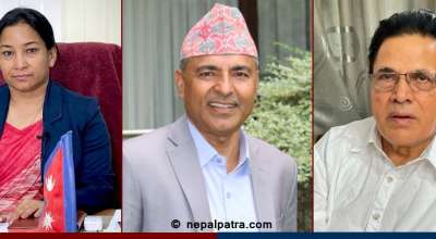 रेनु दाहाल, विजय सुवेदी र जगन्नाथ पौडेल