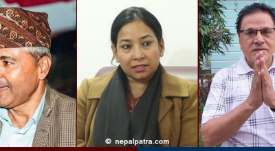 रेनु दाहाल, विजय सुवेदी र जगन्नाथ पौडेल