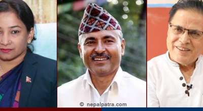 रेनु दाहाल, विजय सुवेदी र जगन्नाथ पौडेल