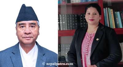 शेरबहादुर देउवा र सुनिता अधिकारी