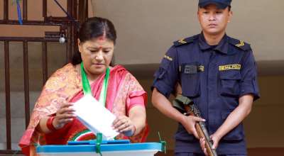 सिर्जना सिंहले गरिन् मतदान