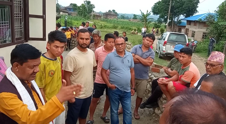 शोकमग्न चुरे काछका बस्ती