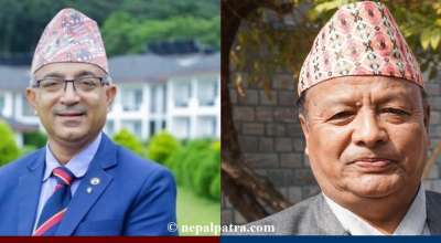 धनराज आचार्य र कृष्ण थापा