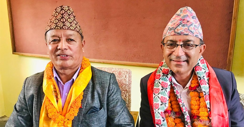 धनराज आचार्य र कृष्ण थापा