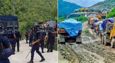 बञ्चरेडाँडामा झडप, प्रहरीद्वारा अश्रुग्यास प्रहार